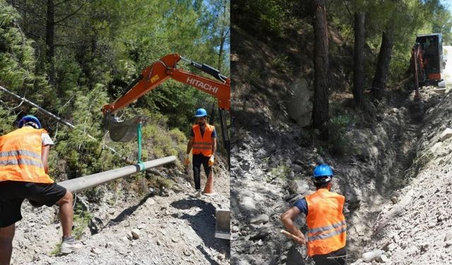 Büyükşehir’den Milas Pınarköy’e Altyapı Yatırımı