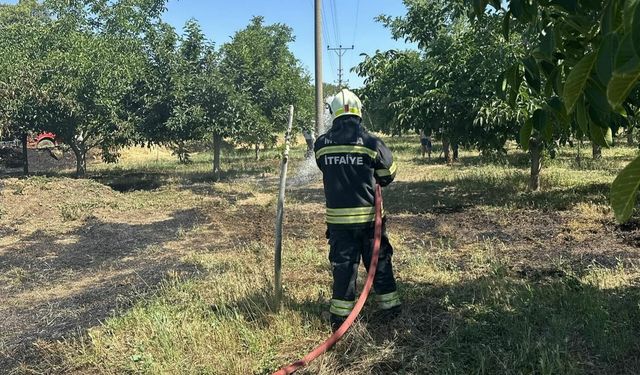 Menteşe’de Ot Yangını Söndürüldü