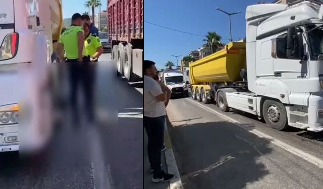 Milas’ta TIR’ın Çarptığı Yaya Öldü