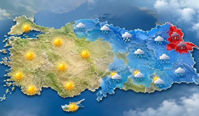 8 Temmuz Çarşamba Türkiye Geneli Hava Durumu