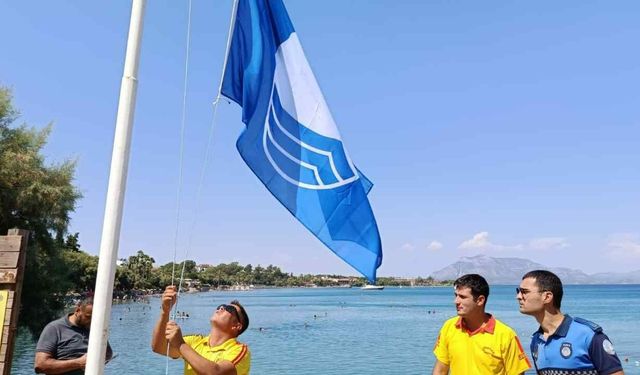 Datça Hastanealtı Plajı Mavi Bayrak’ı korudu