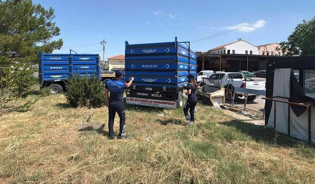 Yatağan’da hurda araçlar kaldırıldı