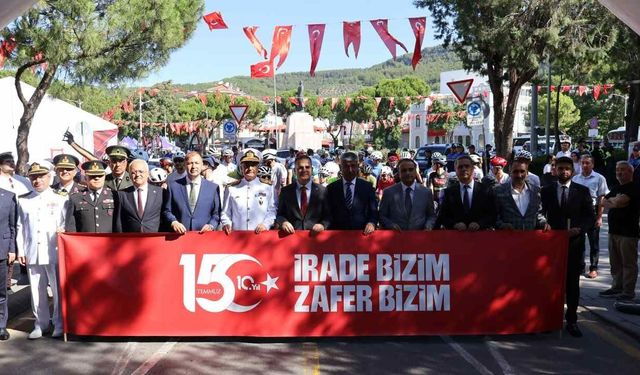 15 Temmuz Bisiklet Yarışı Muğla’da Başladı