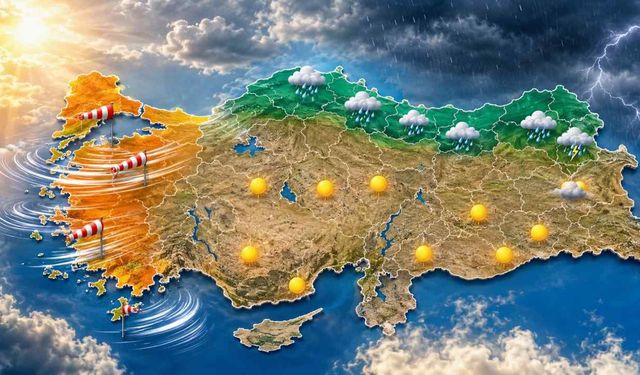 15 Temmuz Hava Durumu: Yağış ve Rüzgar Uyarısı