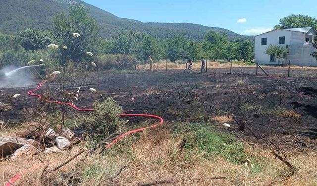 Menteşe’de Arazi Yangını Kontrol Altına Alındı