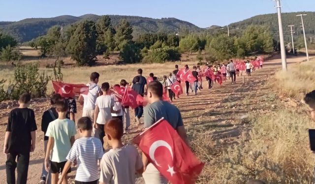 Genç Yıldızlar’dan Gazze’ye Destek Yürüyüşü