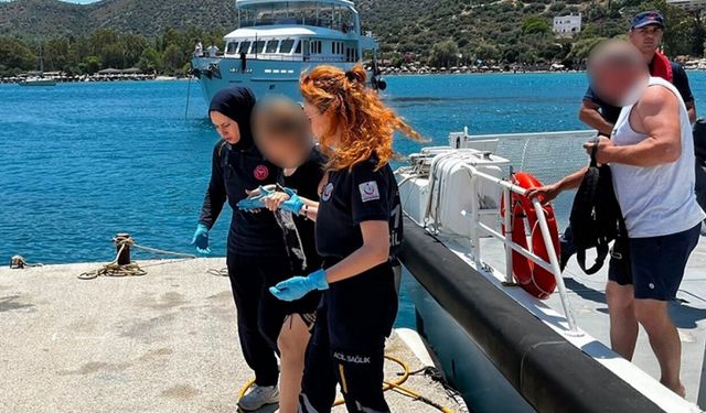 Datça’da Sahil Güvenlikten Tıbbi Tahliye Operasyonu