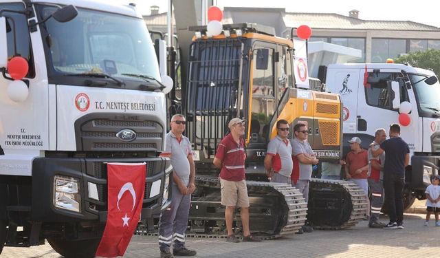 Menteşe Belediyesi araç filosunu güçlendirdi