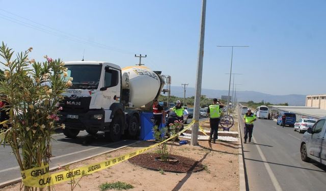Beton mikserinin altında kalan yaşlı kadın hayatını kaybetti