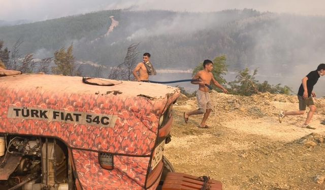Seydikemer Yangınına Gönüllülerden Destek