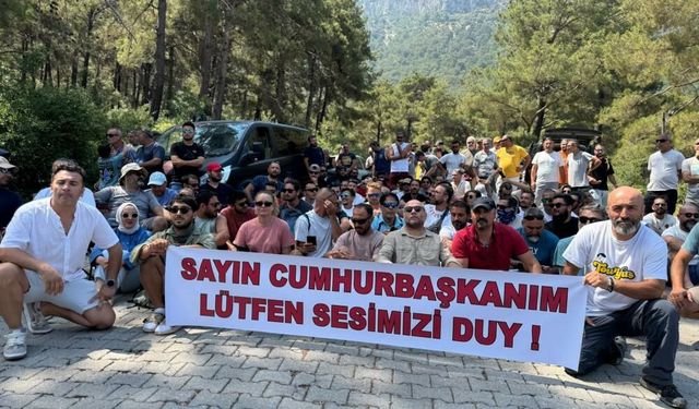 Fethiye'de yamaç paraşütü pilotları uçuş yapmama kararı aldı