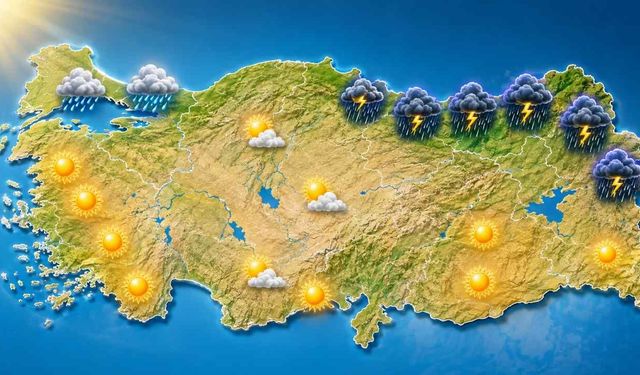 11 Ağustos Türkiye hava durumu: 5 il için kuvvetli yağış