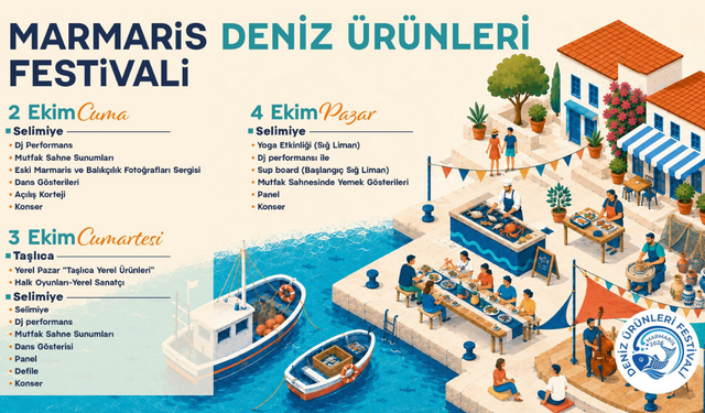 Marmaris Deniz Ürünleri Festivali büyüyor