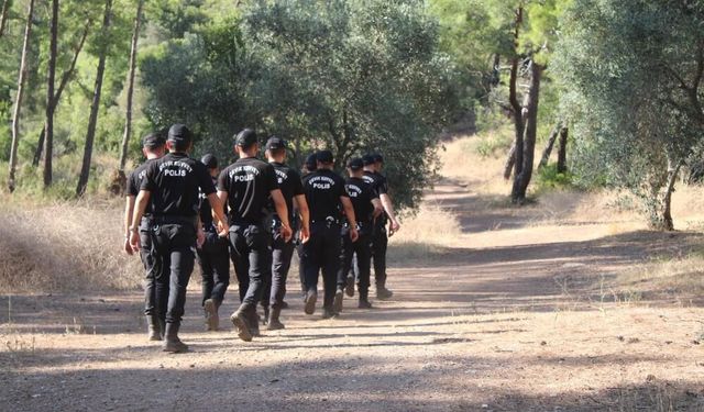Marmaris'te firari FETÖ'cü Karatepe'nin gösterdiği 8 noktada keşif yapıldı