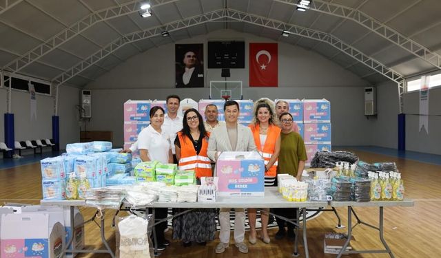 Marmaris’te her yeni doğan bebeğe 14 parçalık paket