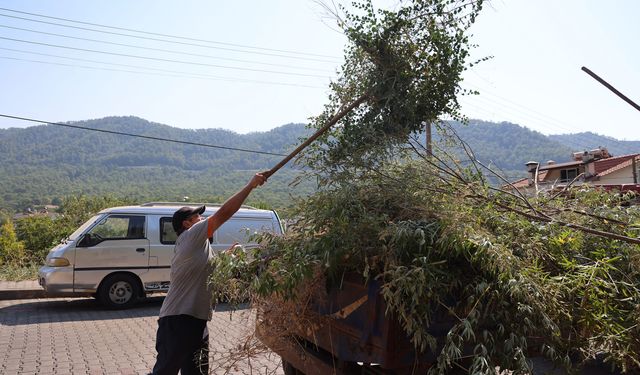 Marmaris’te Yangın Riskine Karşı Beldibi’nde Temizlik Seferberliği