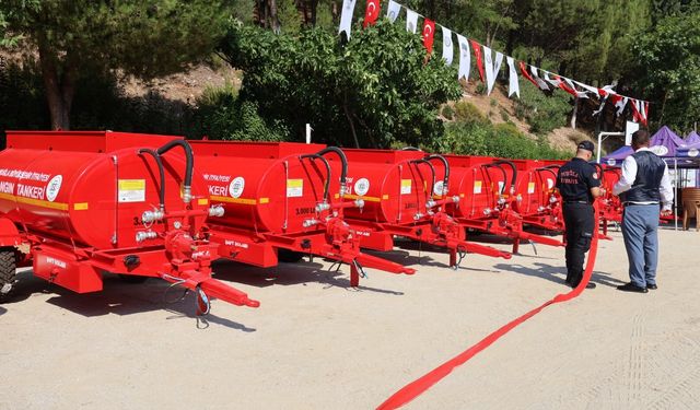 Muğla’da Kırsal mahallelere yangına karşı 25 tanker
