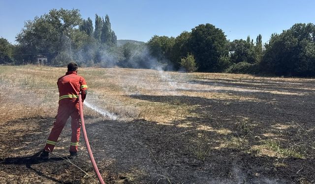 Menteşe’de alevler büyümeden söndü
