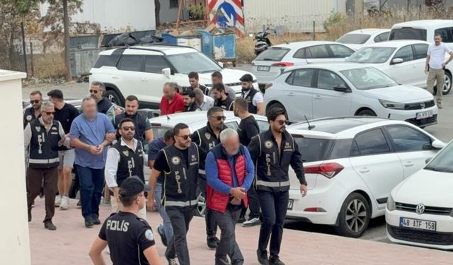 Bodrum’da tefecilik operasyonunda 8 şüpheli adliyede