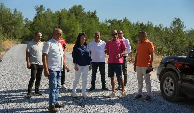 Menteşe’de yeni yol ulaşımı 7 kilometre kısalttı