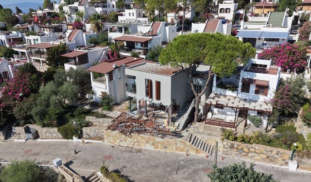 Bodrum’da kaçak yapılara geçit yok: 74 yapı yıkıldı
