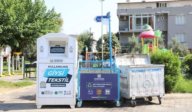 Marmaris’te geri dönüşüm hizmetinde yeni dönem