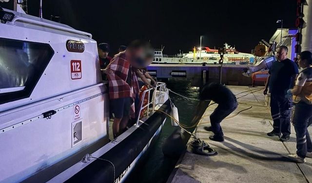 Marmaris açıklarında rahatsızlanan vatandaş tahliye edildi