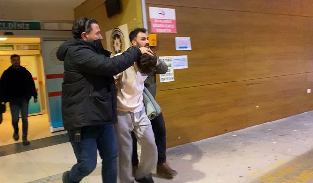 Yaraladığı arkadaşlarının durumunu öğrenmeye gidince yakalandı