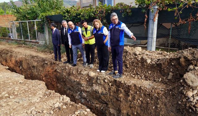 Fethiye'de 3 mahallede 9 bin 600 metrelik altyapı çalışması