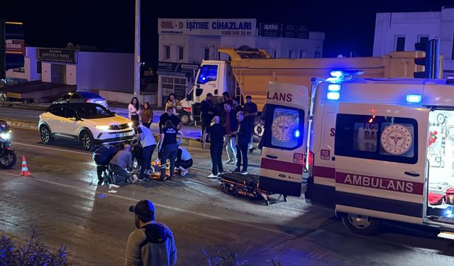 Bodrum’da motosikletin çarptığı kadın yaşamını yitirdi