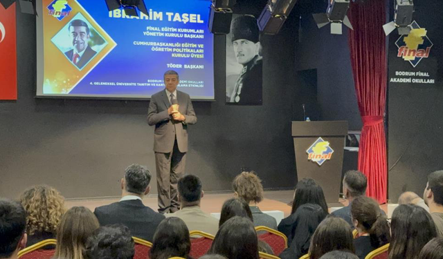 İbrahim Taşel Bodrum’da gençlere seslendi: Yarışımız dünyayla