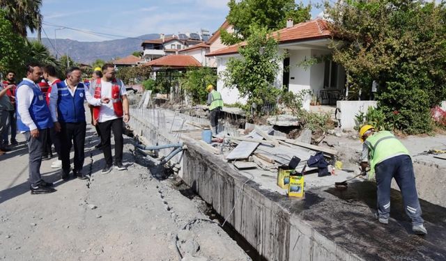 Köyceğiz’de 70 kilometrelik yol ağında yenileme çalışması