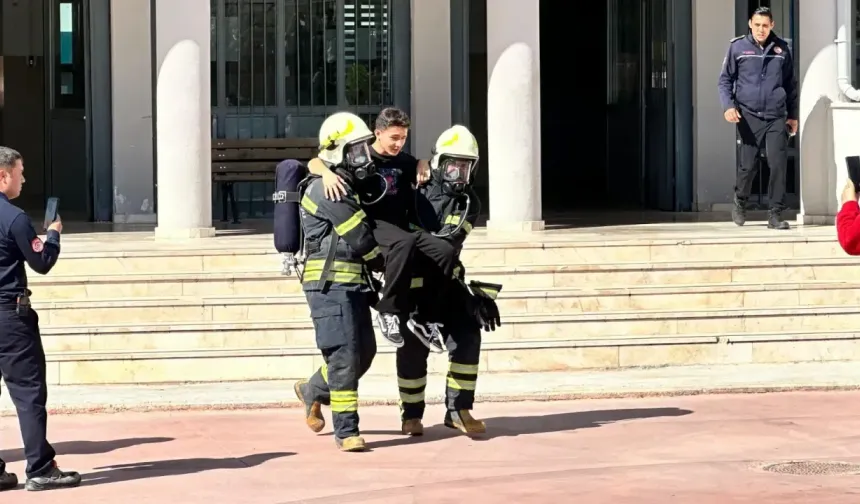 Menteşe’de AFAD’dan Kapsamlı Okul Tatbikatı