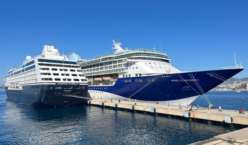 Bodrum'da kruvaziyer turizmi rekorla sona erdi