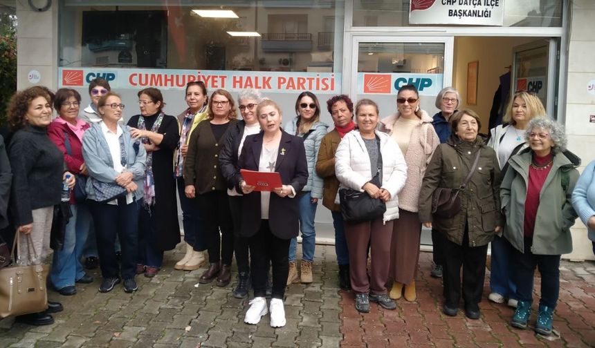 Datça’da 5 Aralık Mesajı: “Kadın varsa demokrasi vardır”