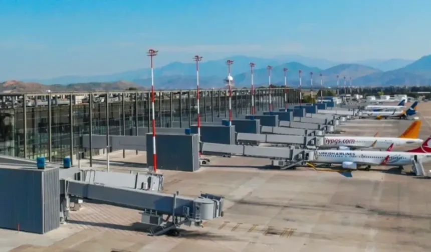 Dalaman havalimanı 11 ayda 5 milyon 542 bin yolcuya hizmet verdi