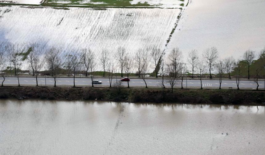 Yağmur sonrası Düğerek Çayırı yeniden su tutmaya başladı
