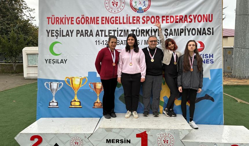 Muğla’dan Mersin’de 5 madalyalık gurur