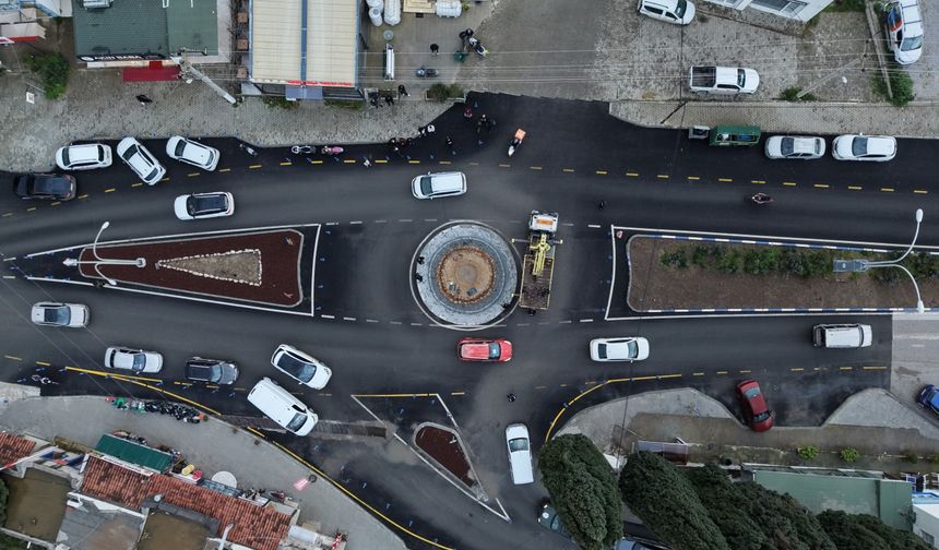 Bodrum’da kavşak dönüşümü tamamlandı