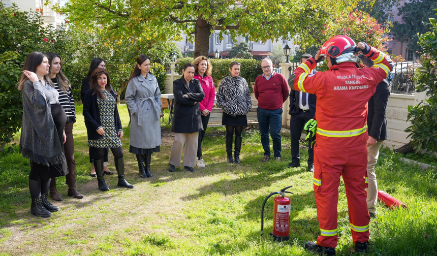 FTSO Personeline Yangına İlk Müdahale Eğitimi Verildi