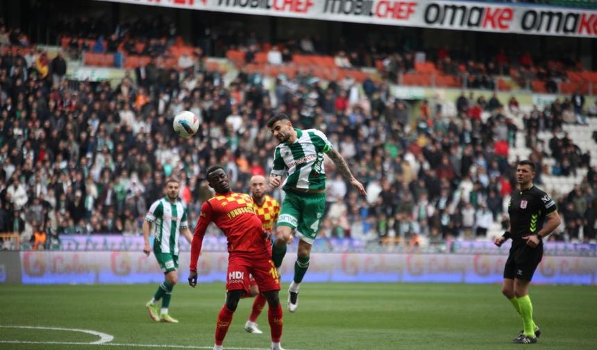 Konyaspor ile Göztepe 14. randevuda