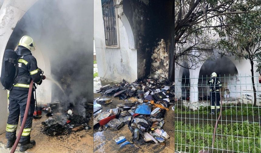 Bodrum'daki Balkon Yangınında Kundaklama Şüphesi