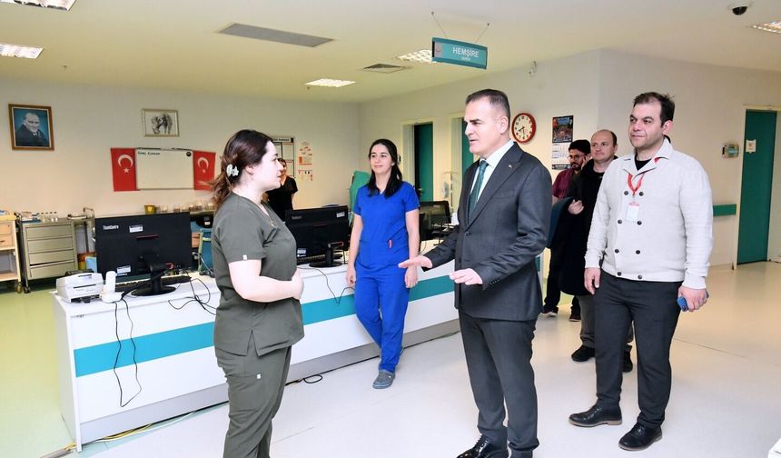 MEAH'ta Vali Akbıyık'tan yerinde inceleme