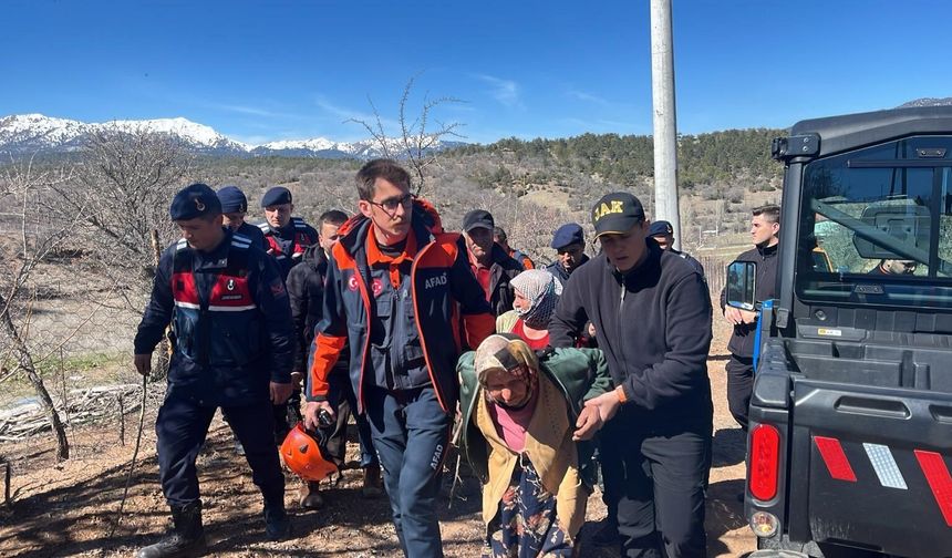 Seydikemer'de kayıp olan alzheimer hastası kadın bulundu