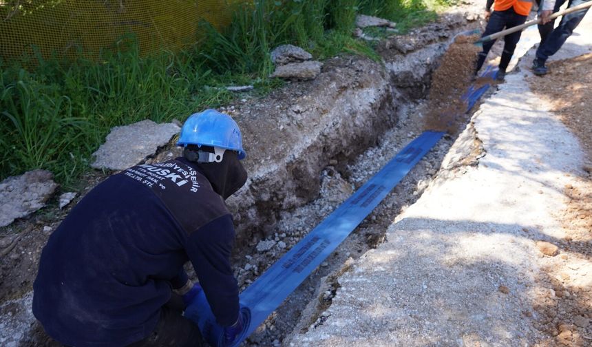 Kemikler’de su hattı yenileniyor