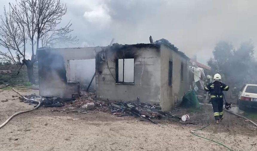 Yatağan’da Ev Yangını