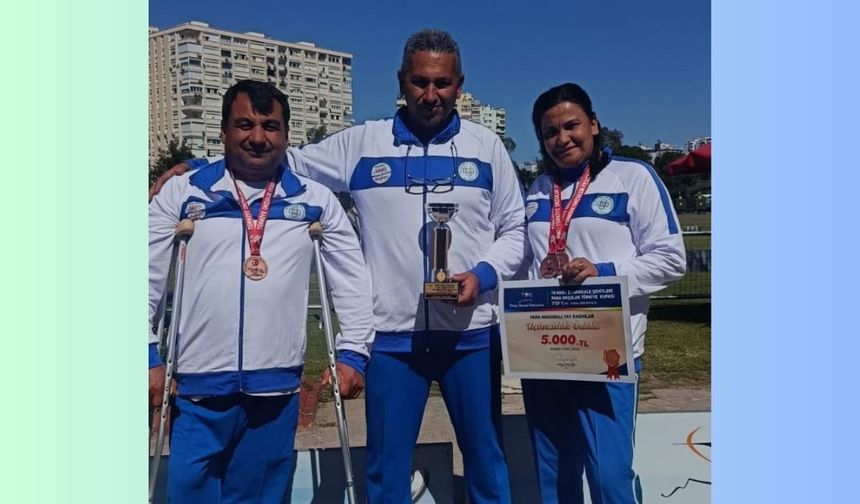 Büyükşehir Para Okçuluk Takımı Türkiye Üçüncüsü Oldu