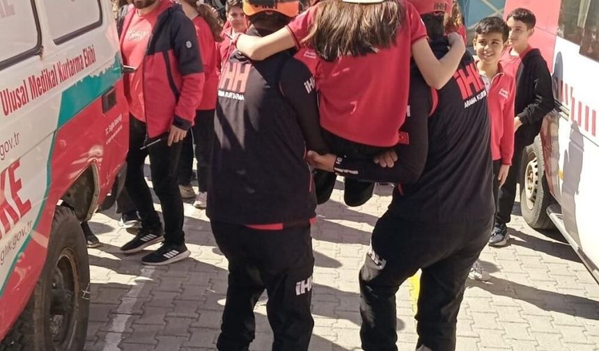 Köyceğiz Atatürk Ortaokulu’nda Afet Tatbikatı Yapıldı