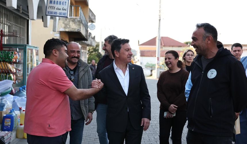 Başkan Aras Bafa’da Vatandaşlarla Buluştu