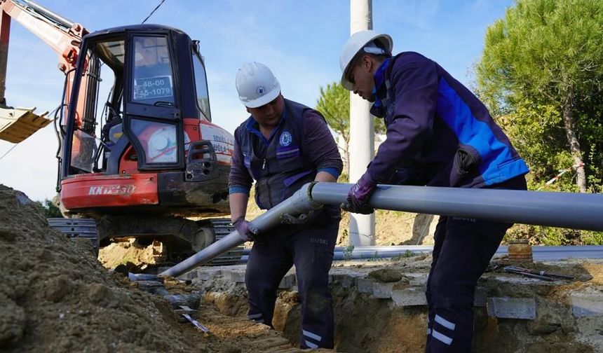 Çamlıyurt’ta içme suyu hattı yenilendi